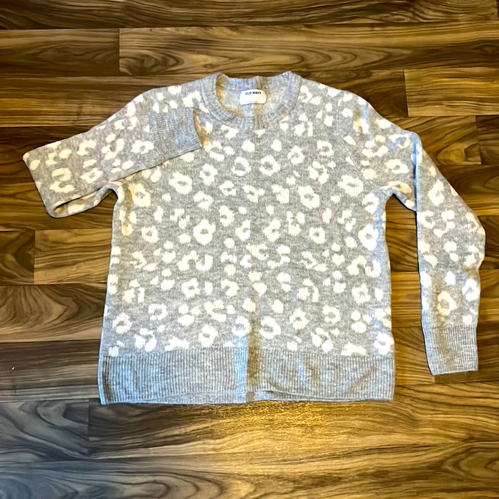 Old Navy Leopard Print Sweater
